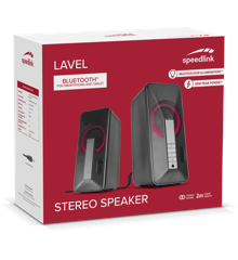 Speedlink - Lavel Stereo Højttaler - 3,5 mm Stereo Jack/Bluetooth