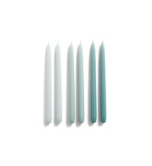 HAY - Candles Conical 6 psc - Ice Blue Arctic Blue Teal (540758)