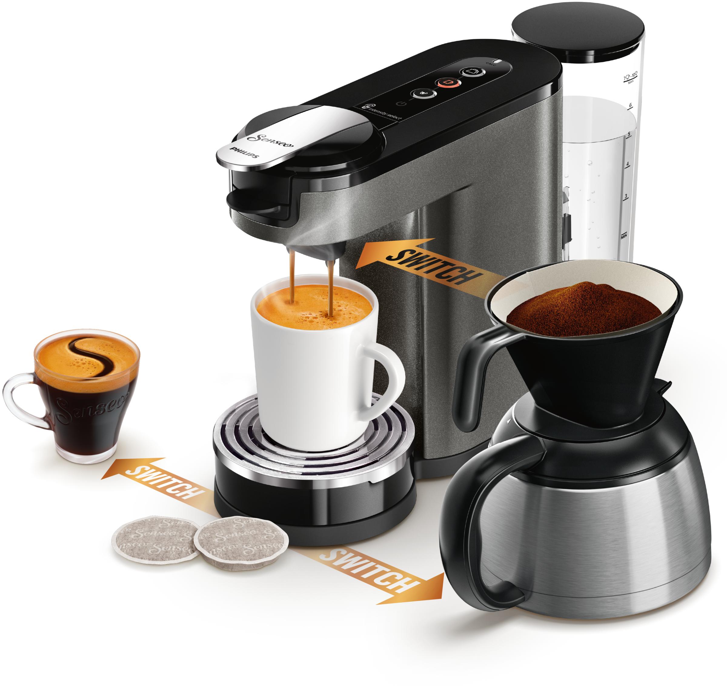 Reinig de vloer Zweet Verlichting Koop Senseo - Switch 3in1 Premium - Coffee Machine - Gratis verzending