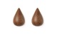 Normann Copenhagen - Dropit Hooks Set of 2 Large - Walnut (331561) thumbnail-1