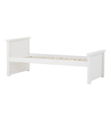 Hoppekids - MAJA DELUXE Juniorseng m. Høj og Mellem Gavl 90x200 cm - Hvid