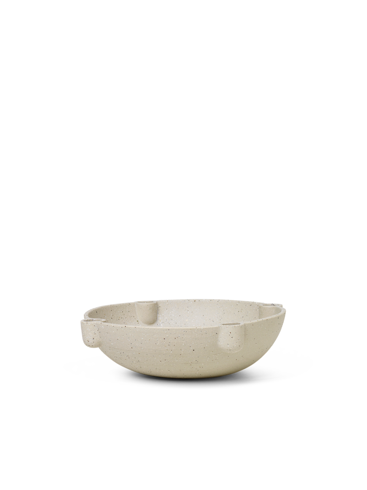 Ferm Living - Bowl Candle Holder - Ceramic (1104263131)