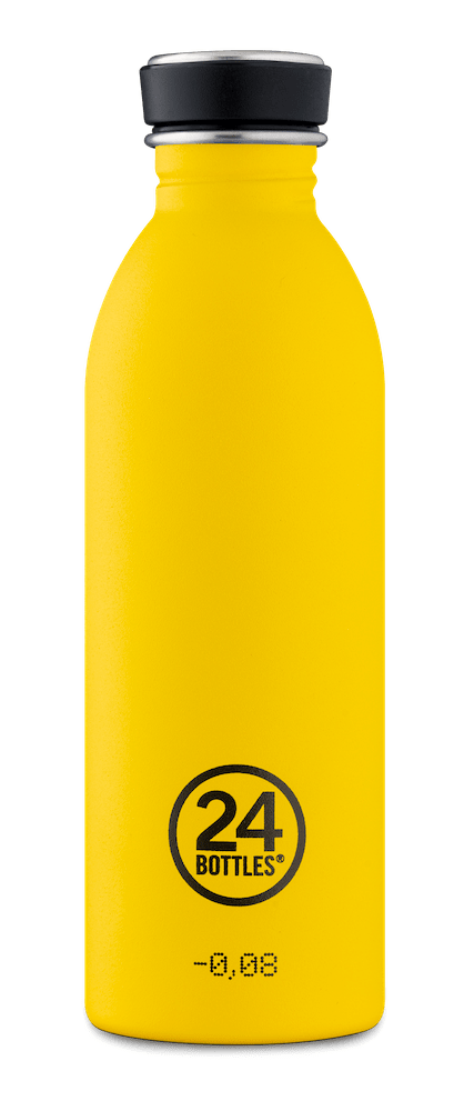 24 Bottles - Urban Bottle 0,5 L - Stone Finish - Taxi Yellow (24B714)