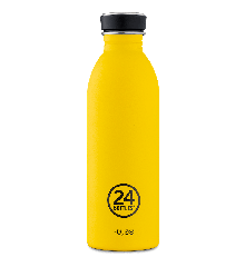 24 Bottles - Urban Bottle 0,5 L - Stone Finish - Taxi Yellow