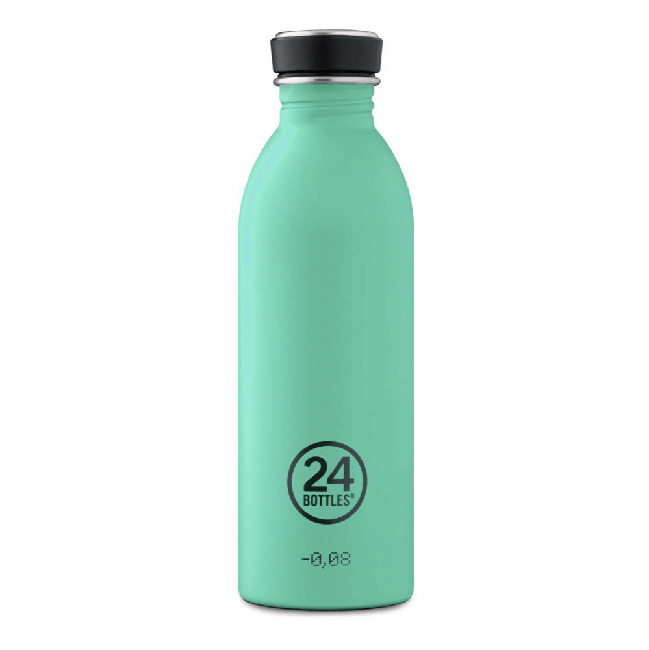 24 Bottles - Urban Bottle 0,5 L - Stone Finish - Mint (24B702)