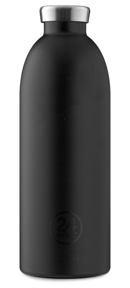 Afbeelding van 24 Bottles - Clima Bottle 0,85 L - Stone Finish - Tuxedo Black (24B452)