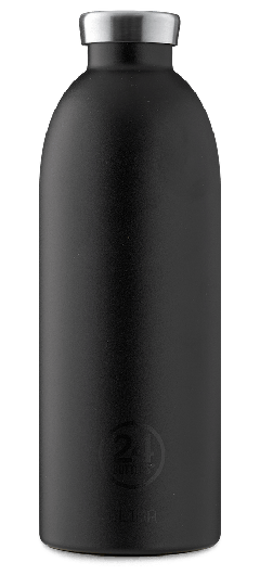 24 Bottles - Clima Bottle 0,85 L  - Stone Finish - Tuxedo Black (24B452)