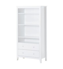 Hoppekids - HANS Wardrobe w. 3 Shelves & 2 Drawers - White