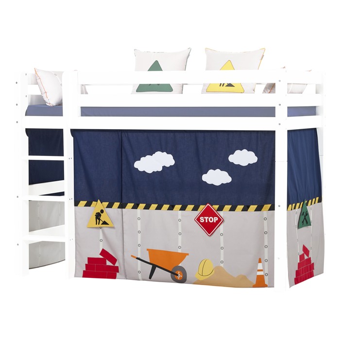 Hoppekids - Play Curtain Mid-High Bed 90x200 cm - Construction
