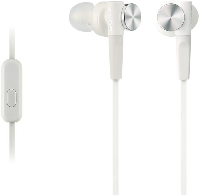 Sony - MDR-XB50AP Earphones With Extra Bass