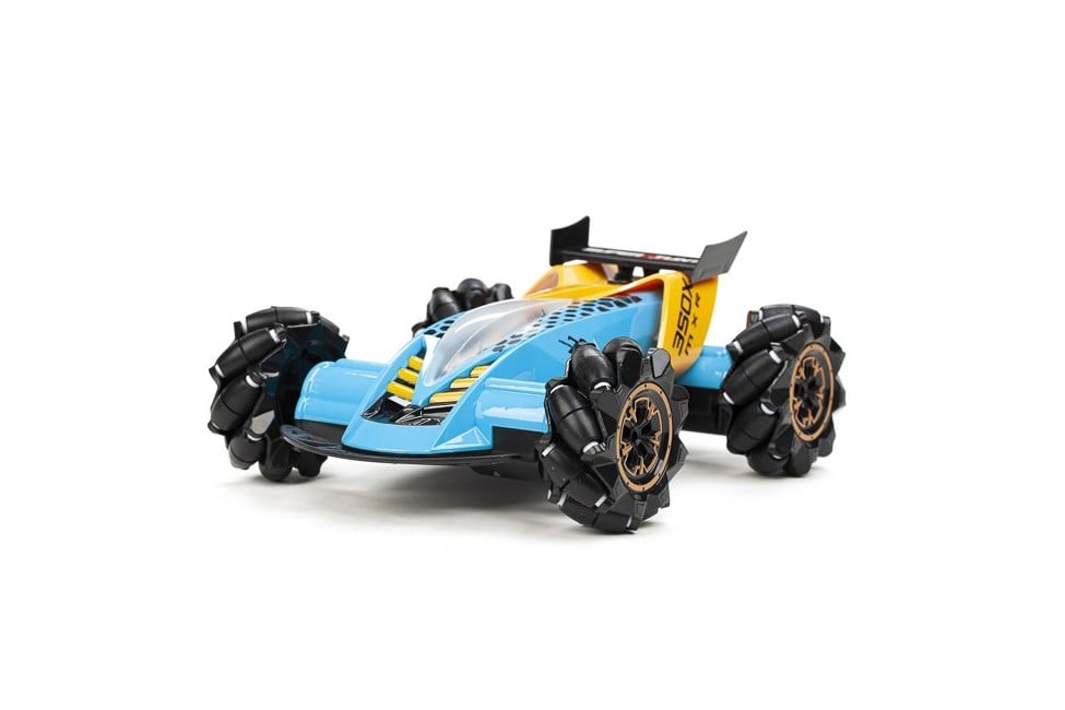 TechToys - Mist Spray Drift Car R/C 1:16 12,4G - Blue/Yellow (534436)
