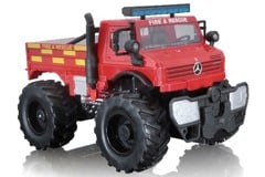 Maisto - M-B U5000 Unimog (Brandbil) R/C Fjernstyret Bil 1:16 27Mhz