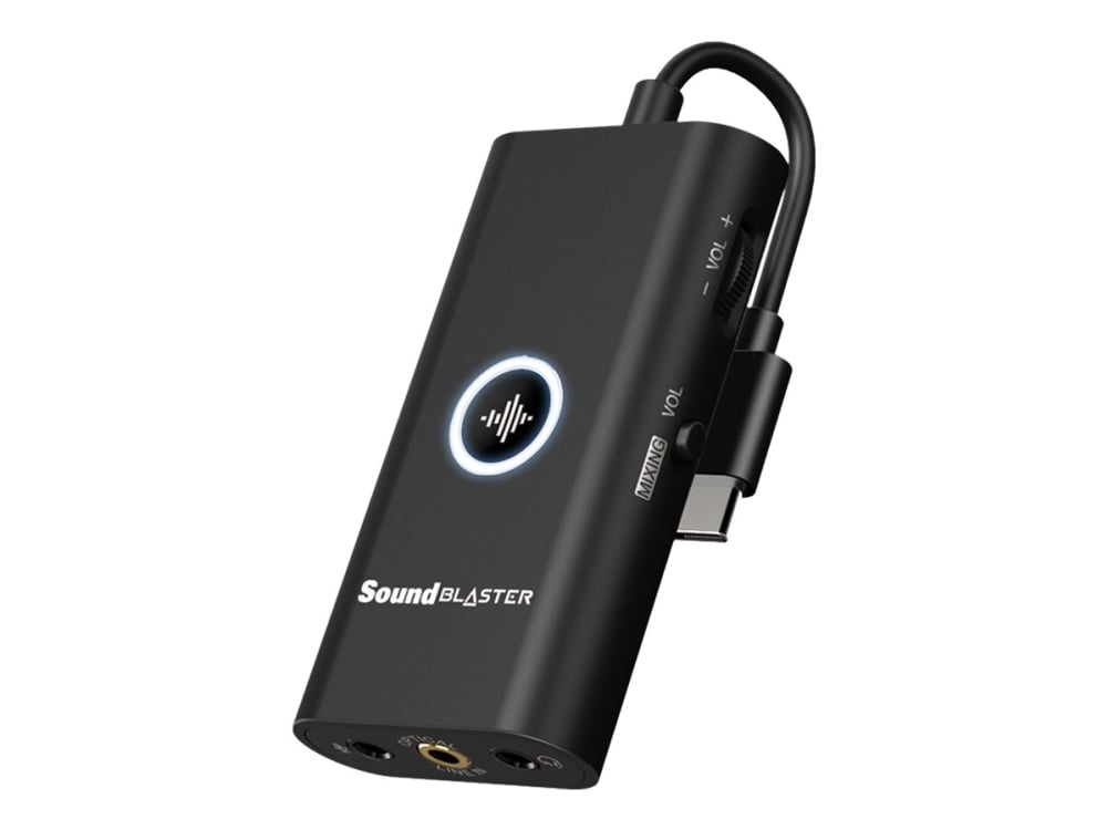 Creative - Sound Blaster G3 Portable USB Gaming DAC - Datamaskiner