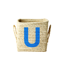 Rice - Raffia Square Basket - U