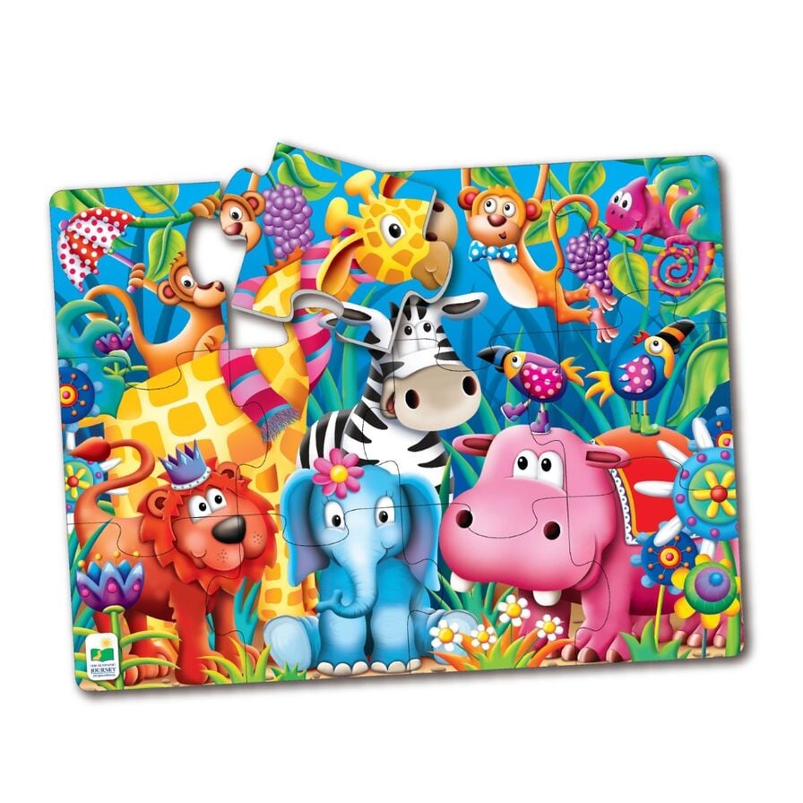 The Learning Journey - My First Big Floor Puzzle - Jungle Friends (12 pcs) (106501)