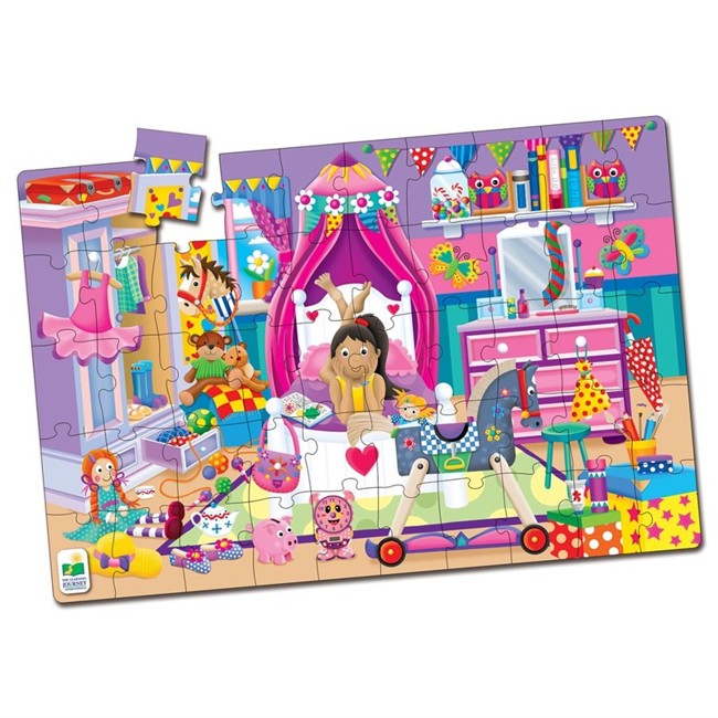 The Learning Journey - Jumbo Floor Puzzles - In My Room (50 pcs) (436233)