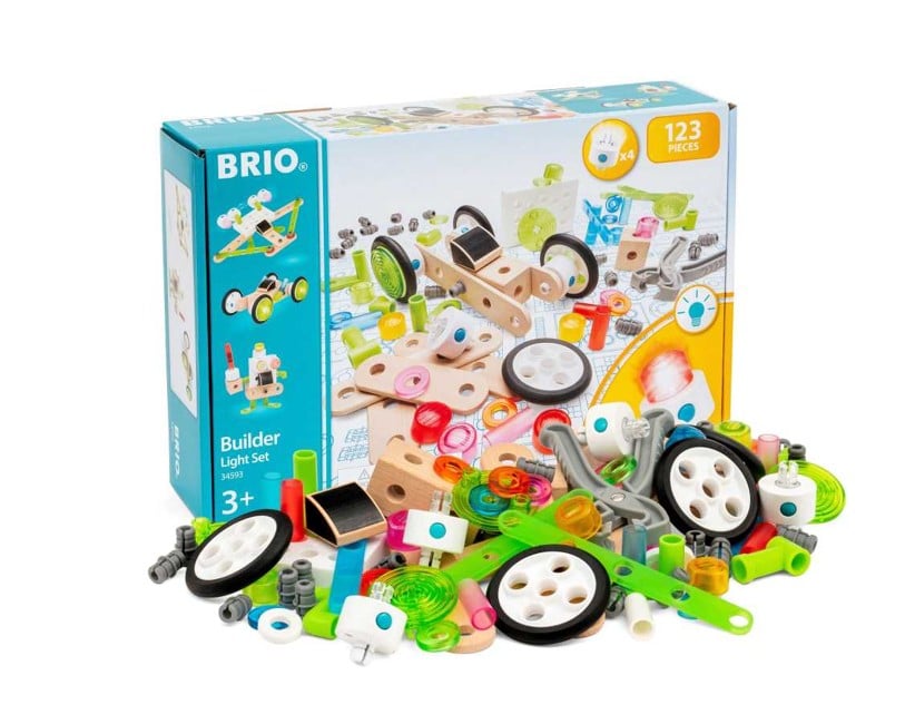 BRIO - Builder lyssett - 123 deler (34593)