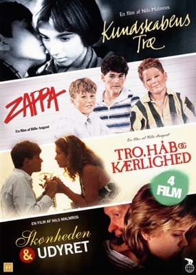 Danske Ungdimsklassikere - (4DVD BOKS)  Indeholder, Zappa, Kundskabens træ, Skønheden og udyret samt tro, håb og kærlighed.