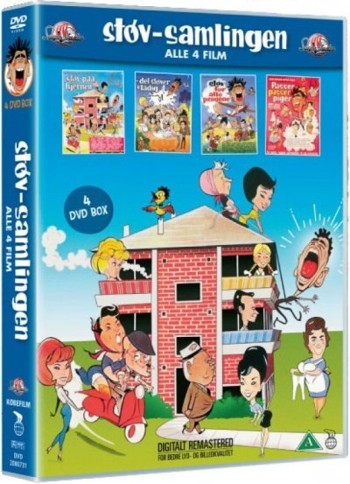 Støv samligen (Dirch Passer klassiske film) 4 DVD Boks (RE RELEASE)