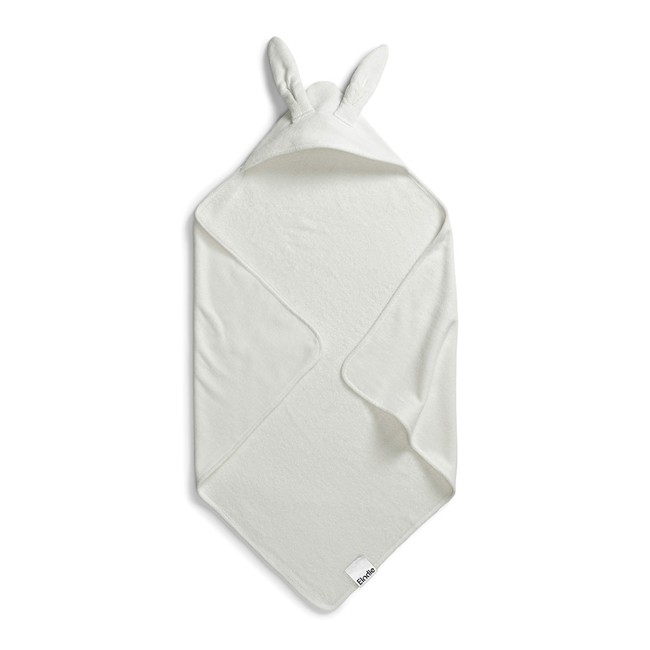 Elodie Details - Badehåndklæde m. Hætte - Vanilla White Bunny