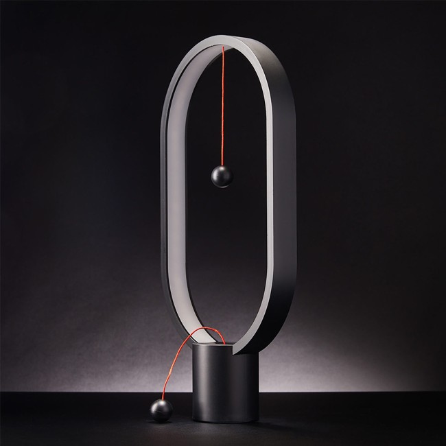 Heng Balance Lamp - Oval - Sort