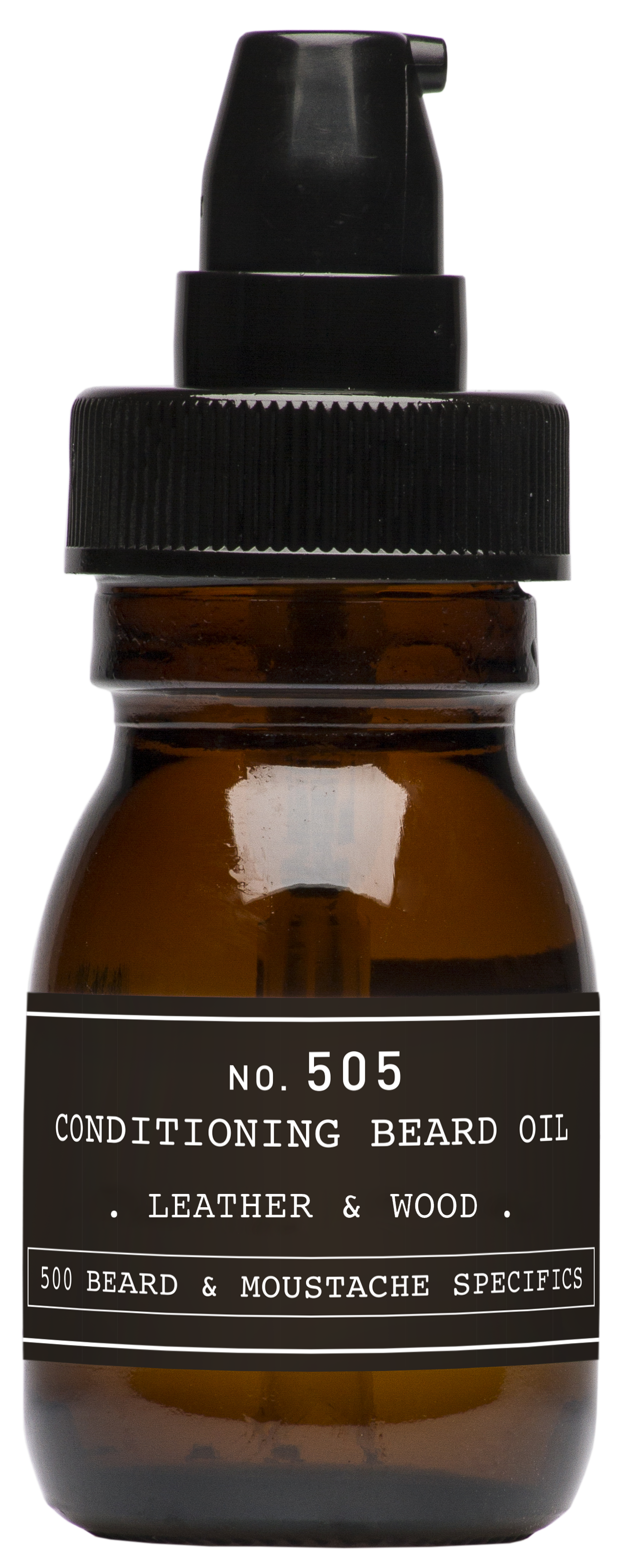 Depot - No. 505 Conditioning Beard Oil  - Leather & Wood