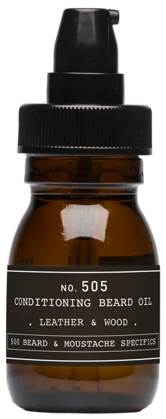 Depot - No. 505 Conditioning Beard Oil  - Leather & Wood