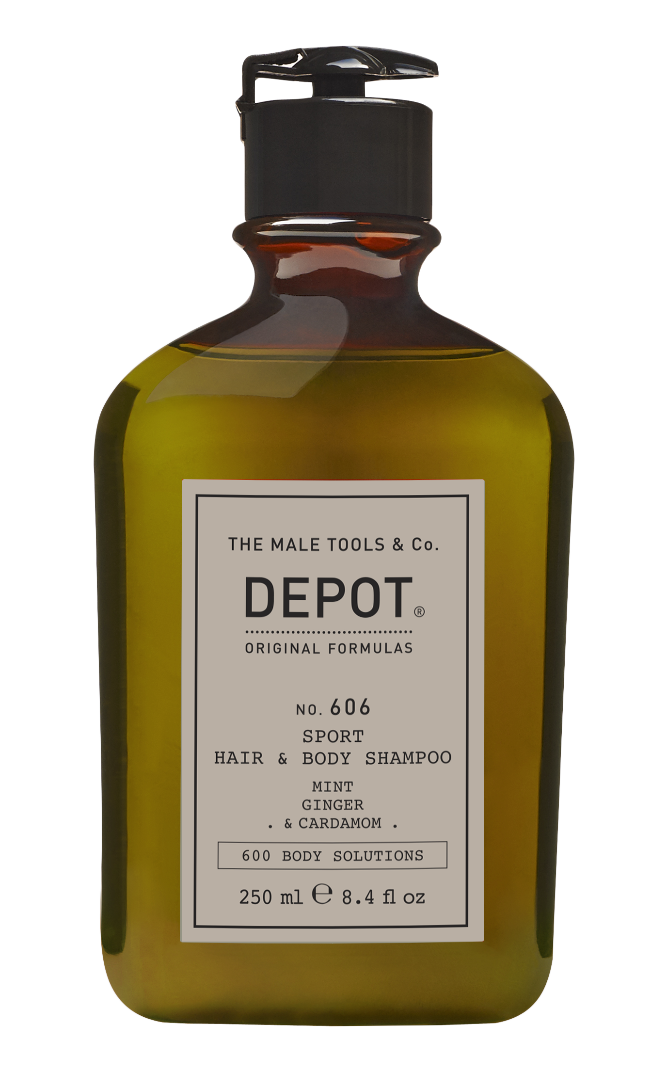 Depot - No. 606 Sport Hair&Body Shampoo - 250 ml - Skjønnhet