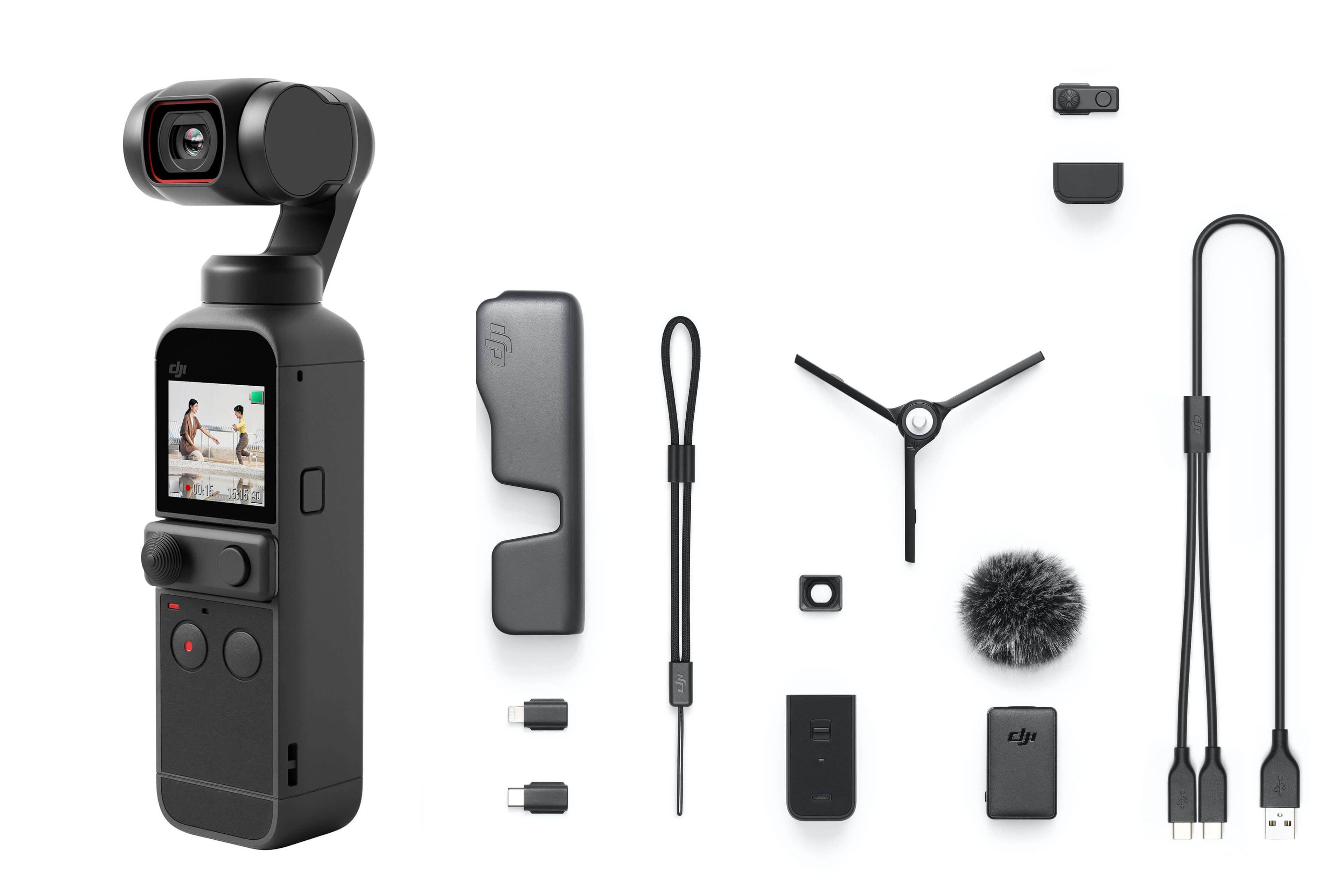 DJI OSMO POCKET 3軸ジンバル 4Kカメラ - ビデオカメラ