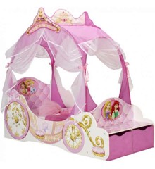 Disney Princess - Carriage Toddler Bed with Storage (452DYR01EM)