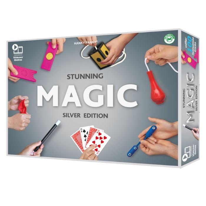 Billede af Stunning Magic - Sølv Tryllesæt med 100 tricks