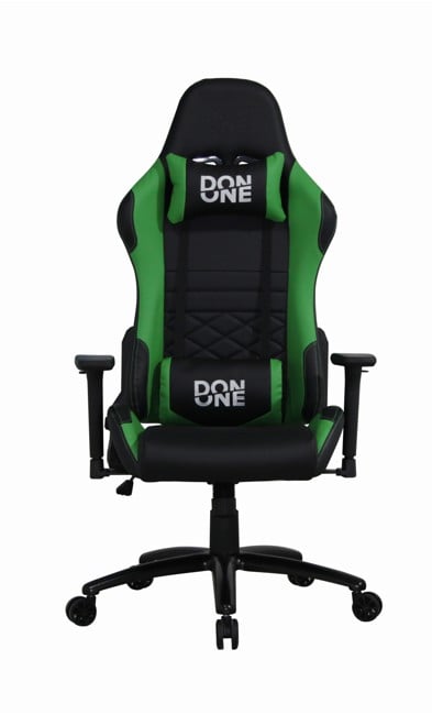DON ONE - GC300 Gamer stol / Kontorstol Sort / Grøn
