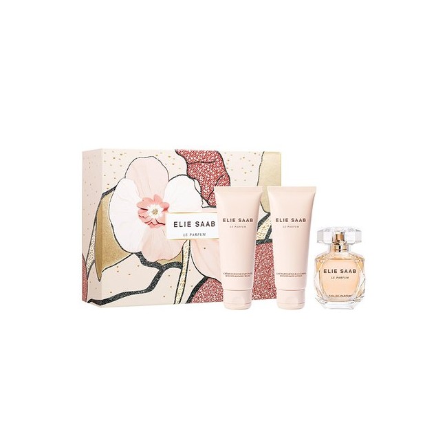 Elie Saab - Le Parfum EDP 50 ml + Body lotion & Showergel 75 ml - Gavesæt