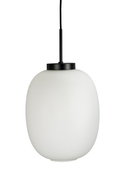 Dyberg-Larsen - DL39 Opal Pendel Lampe - Opal Med Sort Affjedring