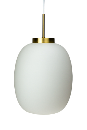 Dyberg-Larsen - DL39 Opal Pendant Lamp - Opal With Brass Suspension (8095)