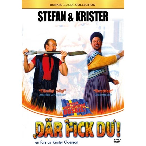 Stefan & Krister / Där fick du! (DVD)
