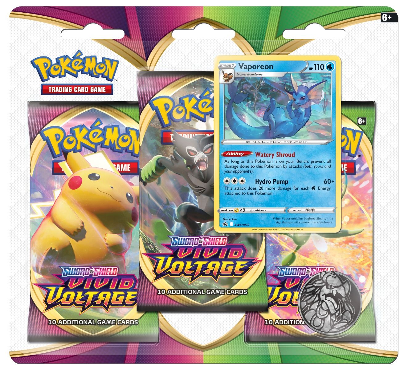 Kaufe Pokemon Sword Shield Vivid Voltage Blister 3 Pack Pok Kaufe Pokemon Sword Shield Vivid Voltage Blister 3 Pack Pok