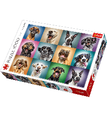 Trefl - Puzzle 1000 pc - Funny Dog Portraits (10462)