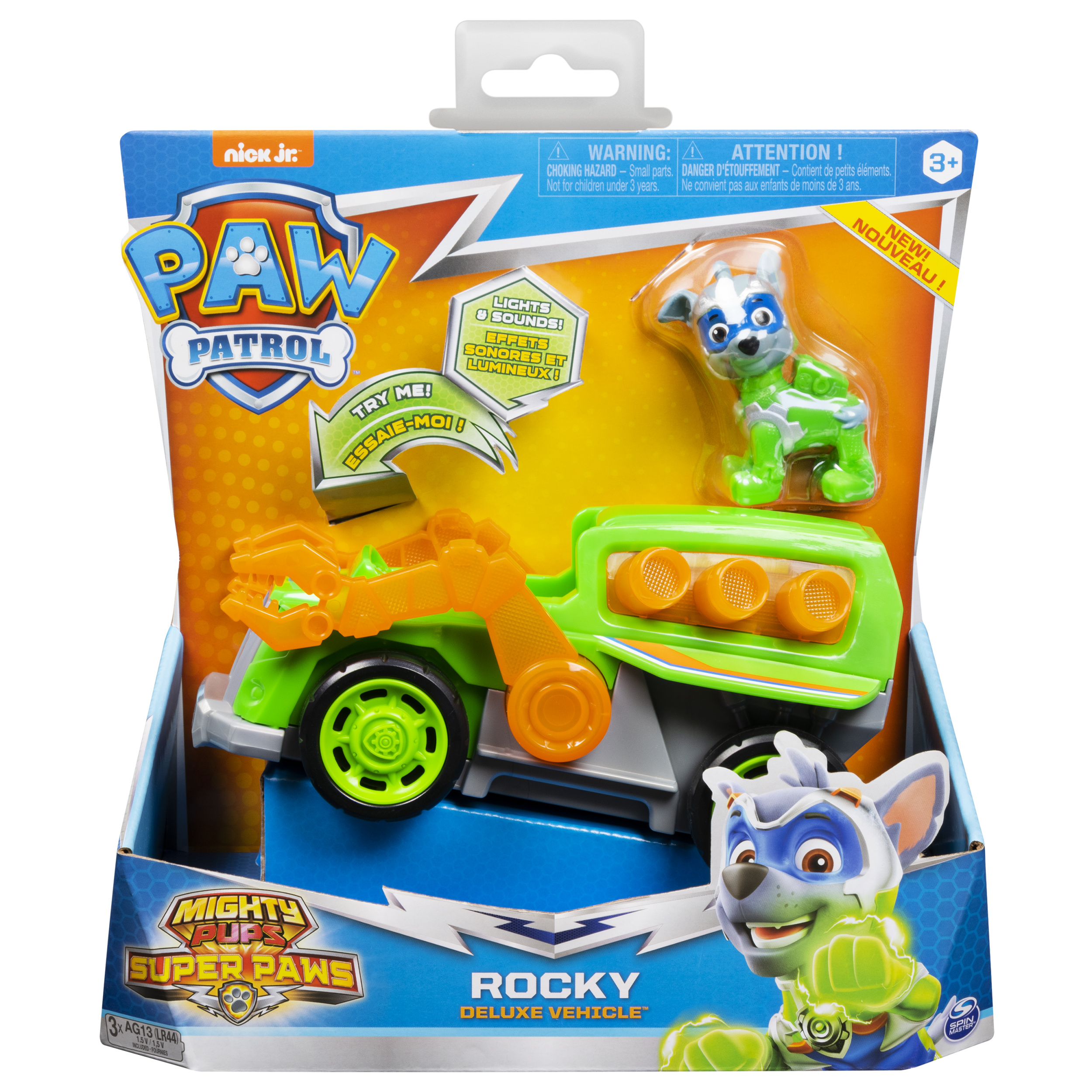 rocky paw patrol mighty pups