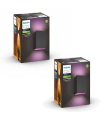 Philips Hue - 2x Resonate Outdoor Wandleuchte - White & Color Ambiance - Bundle