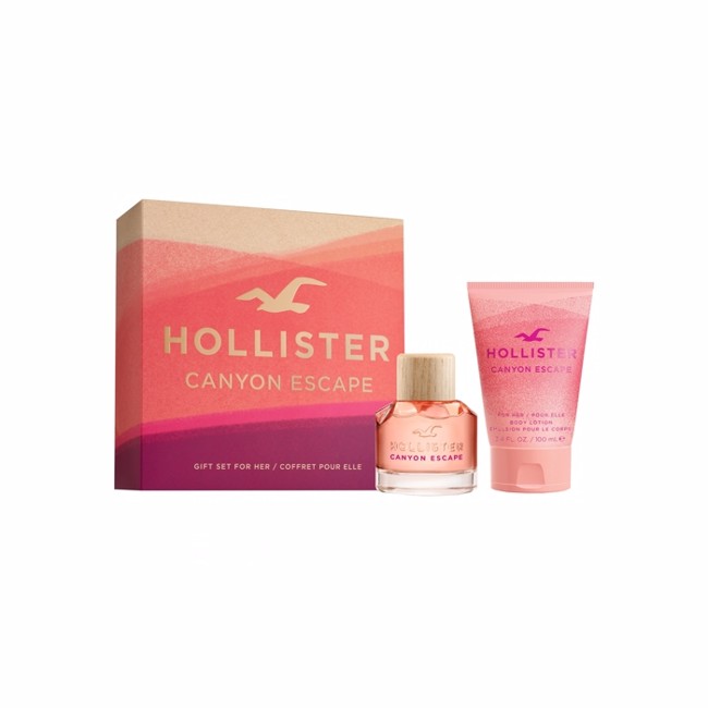Hollister -  Canyon Escape for Her EDP 50 ml + Body Lotion 100 ml - Gavesæt