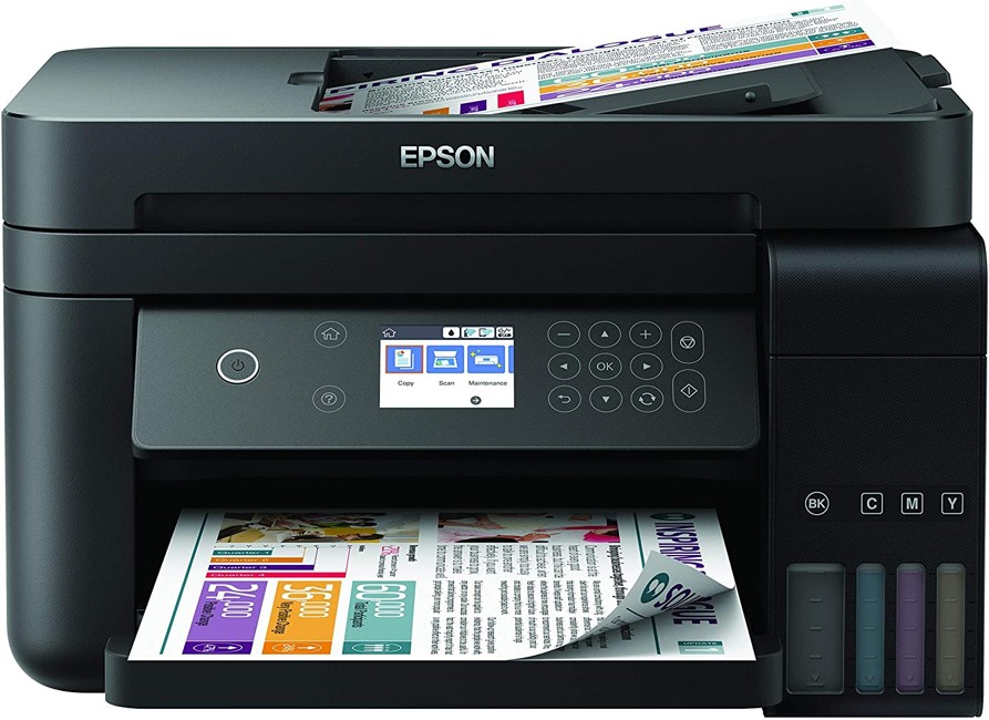 Epson - EcoTank ET-3750 Unlimited 3-in-1 Printer Wi-Fi