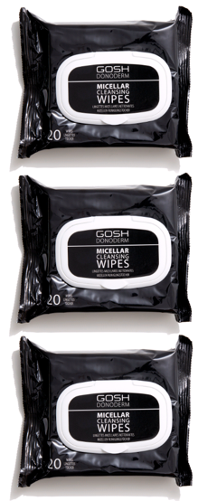 GOSH - Donoderm Micellar Cleansing Wipes x 3