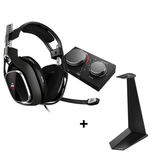 Astro - A40 TR Headset + MixAmp Pro TR for Xbox One & PC + Headset Stand BUNDLE