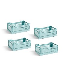 HAY - Colour Crate Small Set Of 4 - Arctic Blue