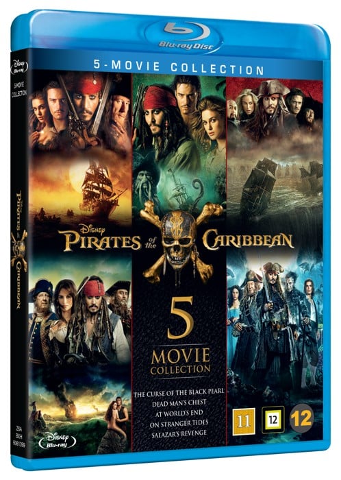 Pirates Of The Caribbean 1-5 Box