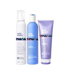 milk_shake - Silver Shine Shampoo 300 ml + Conditioner 250 ml + Whipped Cream 200 ml