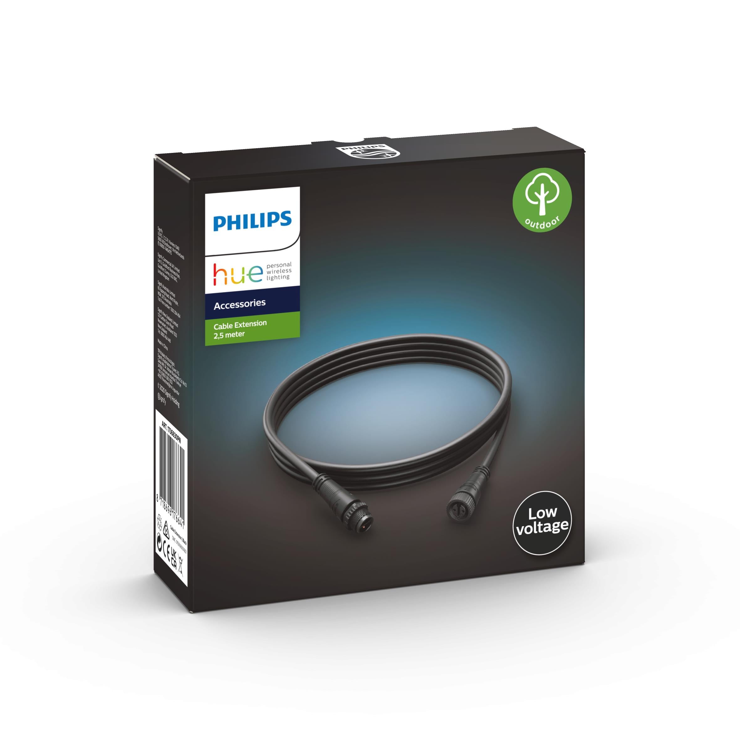 Philips Hue – Udendørs forlængerledning 2,5 m 24V