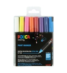 Posca - PC1MR - Extra Fine Tip Pen - Basic Colors, 16 pc
