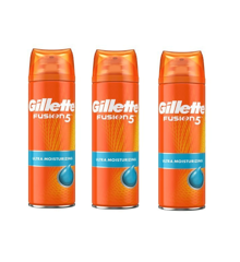 Gillette - 3 x Fusion 5 Ultra Moist Shave Gel 200 ml